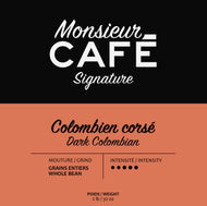 Monsieur Café Signature Colombien Corsé 4x 2lbs