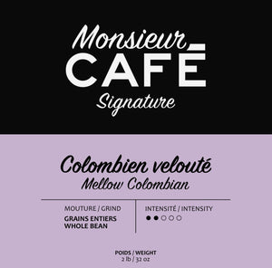 Monsieur Café Signature Colombien Velouté 4x 2lbs